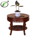 Oval bonsai solid wood pot table